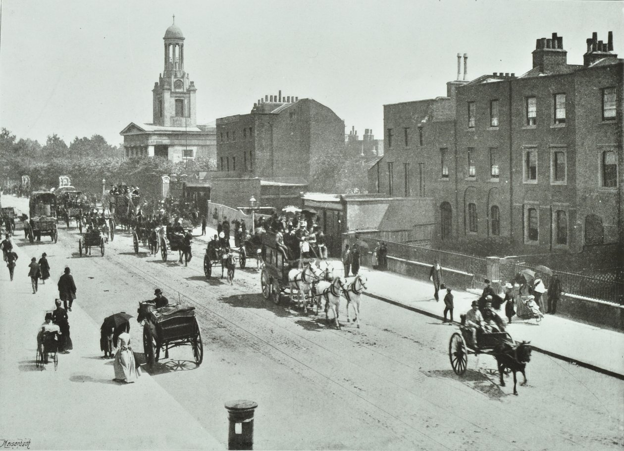 Saint Marks, Clapham Road: a Kennington Road mellett, 1894 alkotó: English Photographer