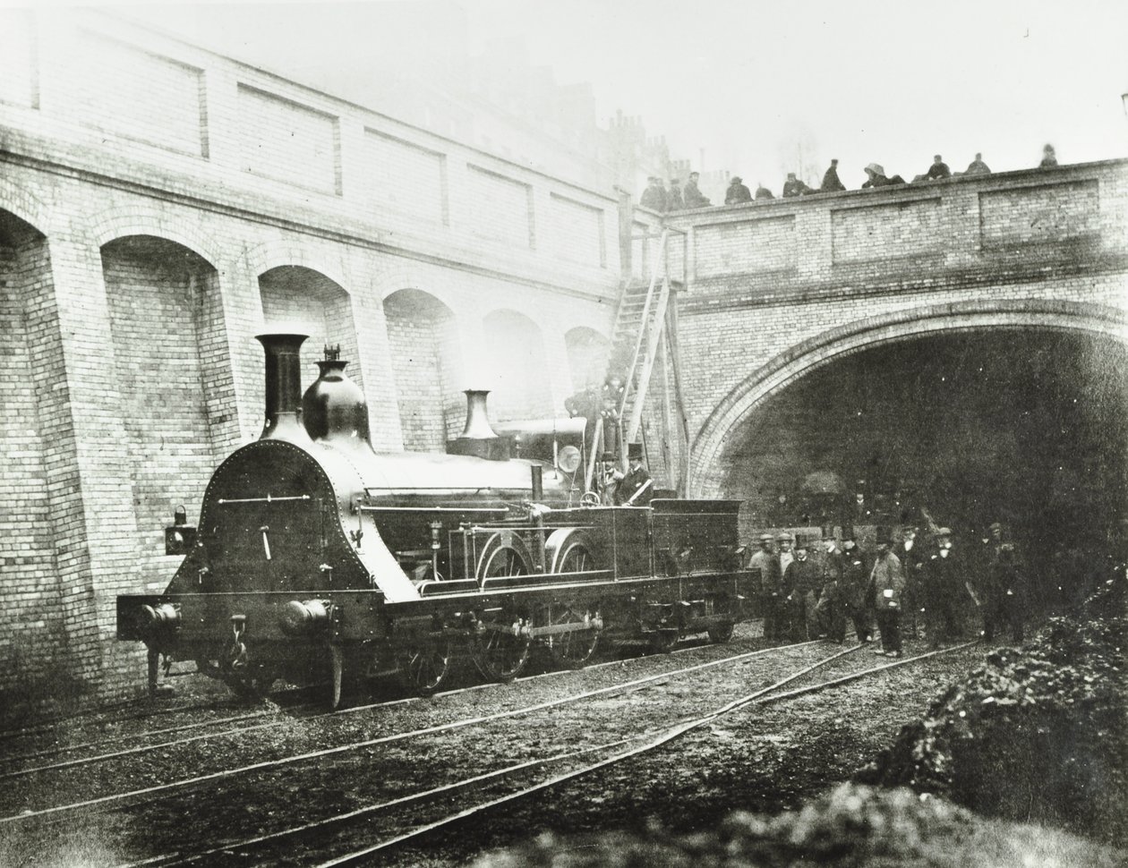 Stafford Street, kísérleti mozdony, 1862 alkotó: English Photographer