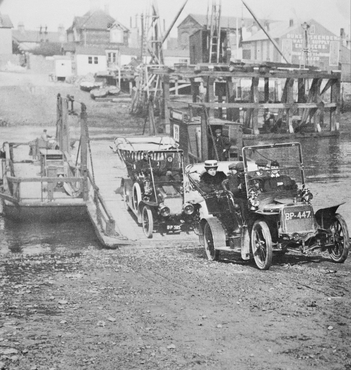 Az Arun, Littlehampton, 1908 körül alkotó: English Photographer