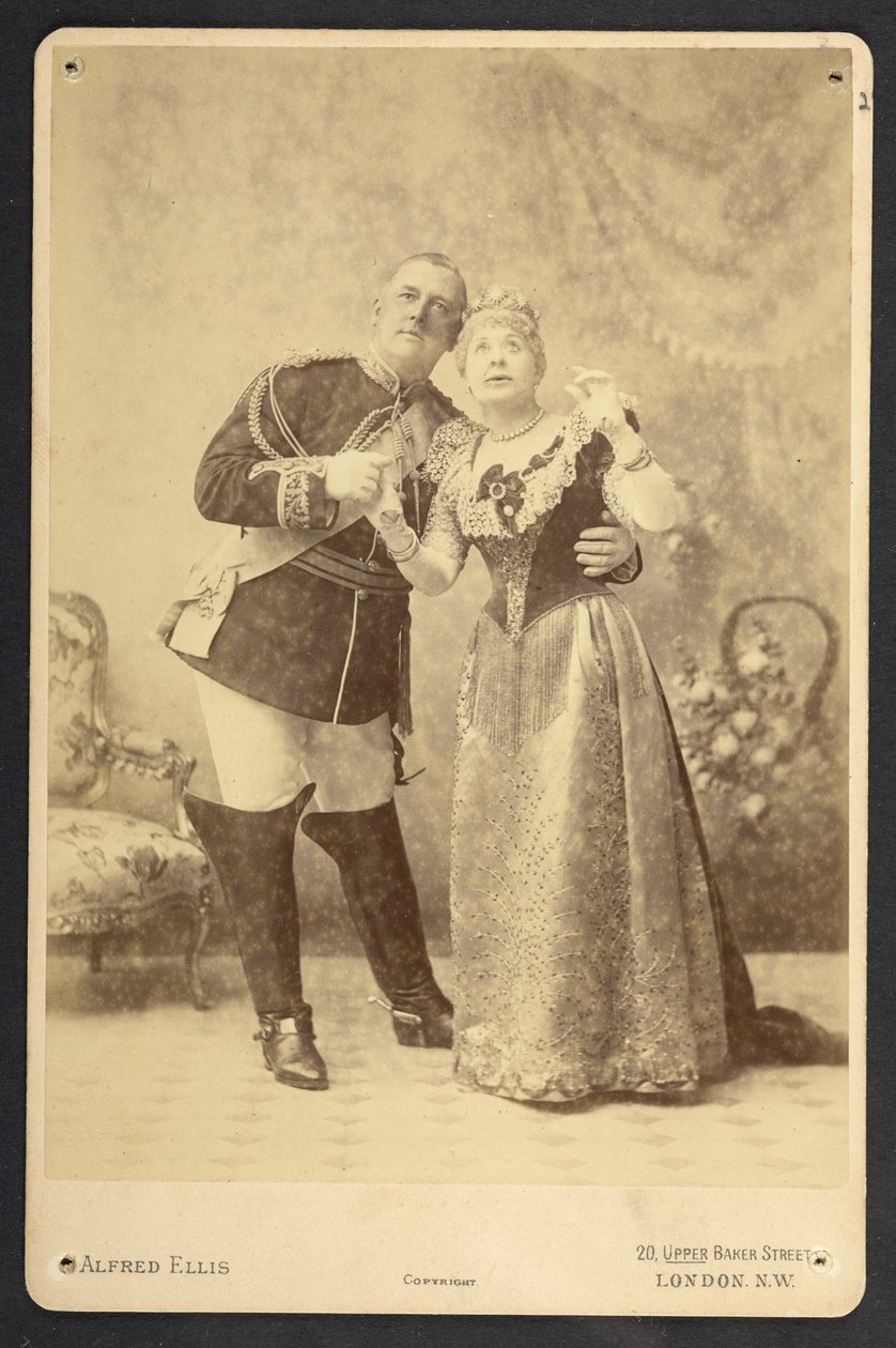 Gilbert és Sullivan „Utopia, Limited” komikus operájának első előadása alkotó: English Photographer
