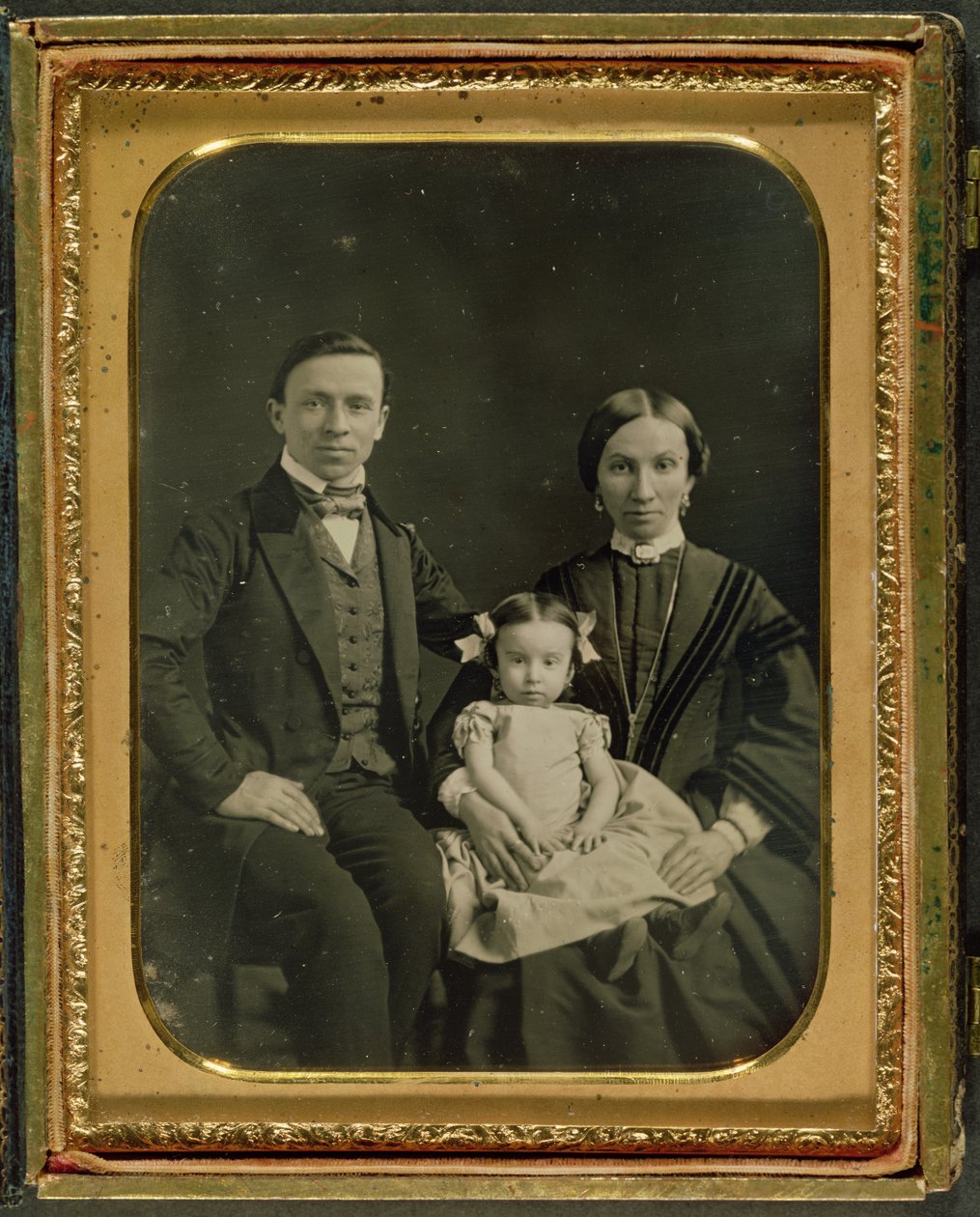 Hiller család, 1850 körül (dagerrotípia) alkotó: English Photographer