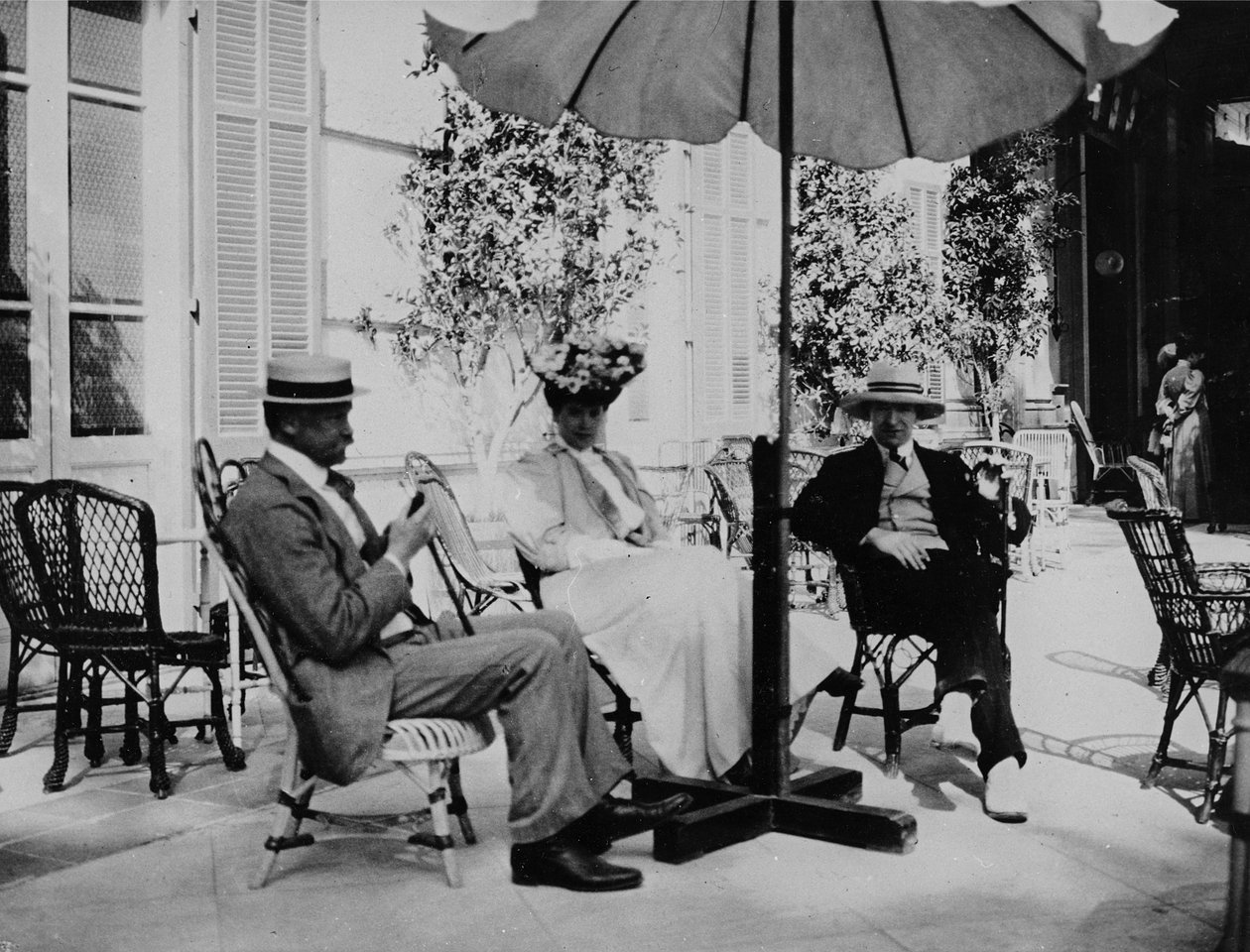 A Hotel Veranda, 1904 körül alkotó: English Photographer