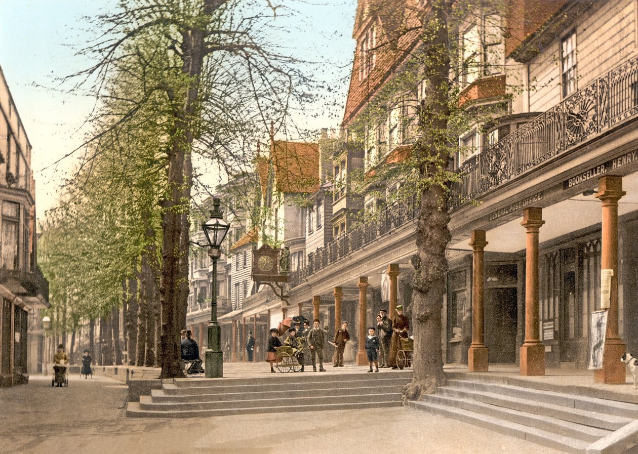 Pantiles Tunbridge Wellsben, 1890-1900 alkotó: English Photographer