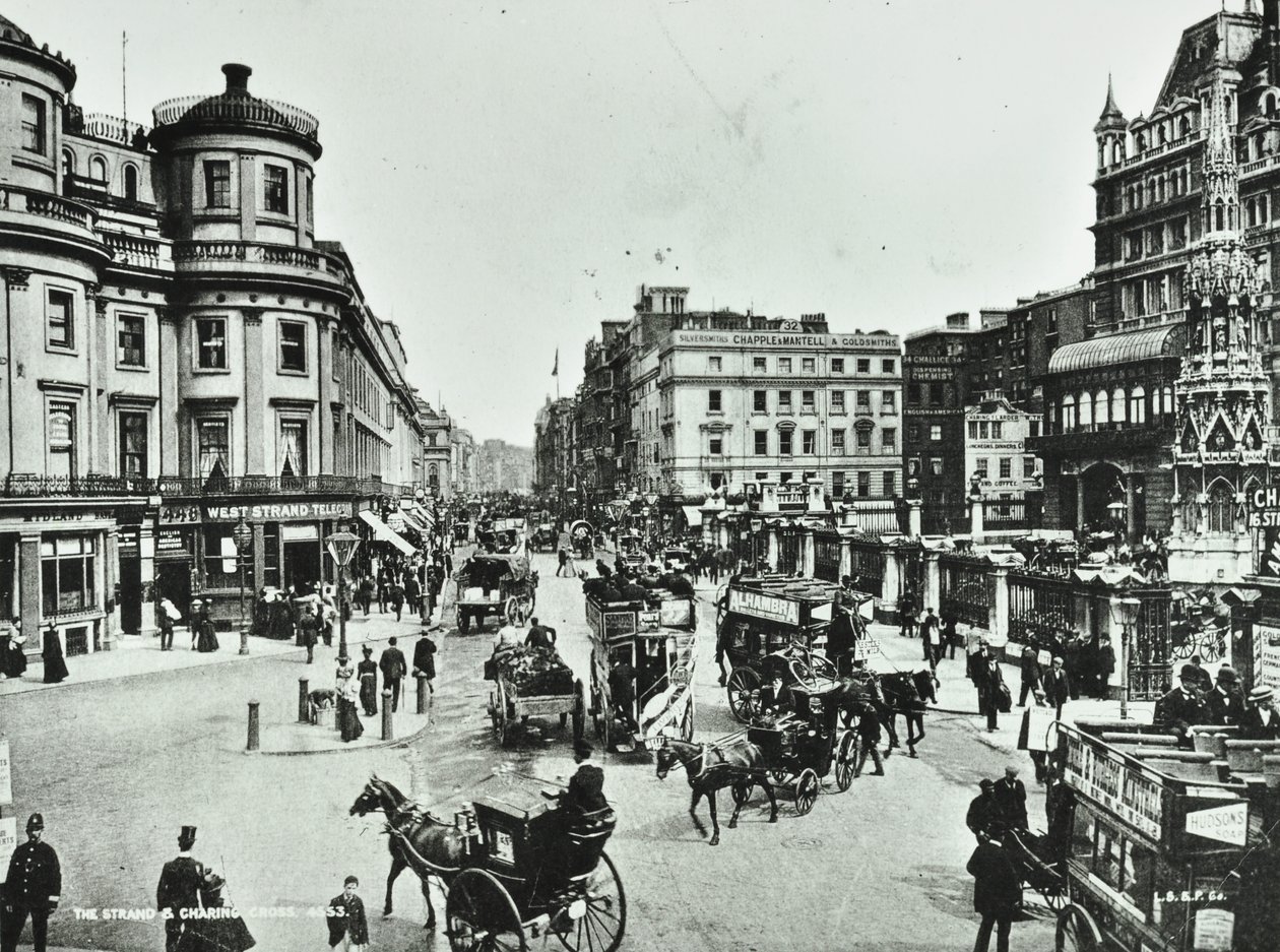 The Strand és Charing Cross, 1897 alkotó: English Photographer