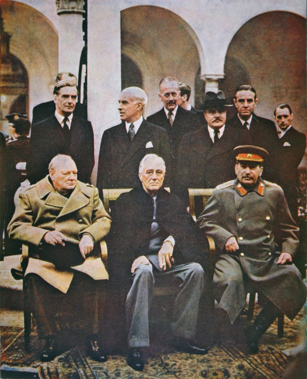 A jaltai konferencia, 1945. február (fotó) alkotó: English Photographer