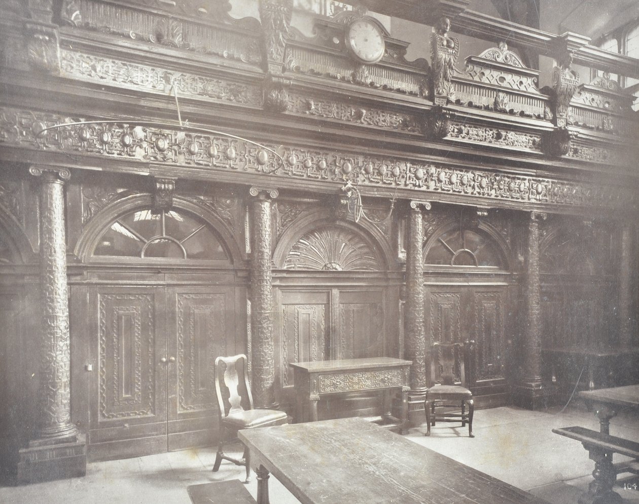 Kilátás a Grays Inn Hallra, London, 1885 alkotó: English Photographer