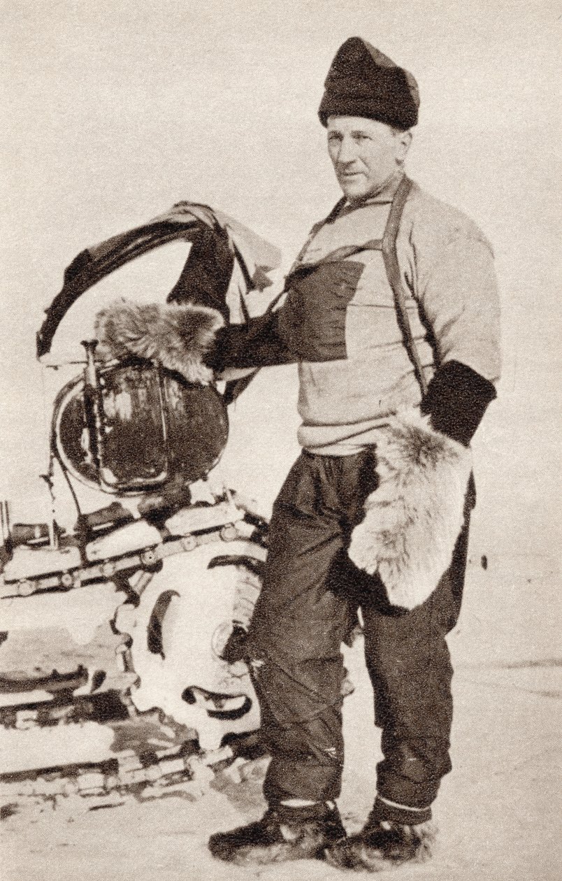 William Lashly, az E.R.G.R. „South With Scott” című művéből. Evans, 1910-1913 körül (bw fotó) alkotó: English Photographer