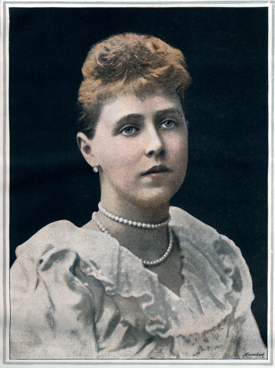 Marie Románia portréja (Marie Alexandra Victoria, korábban Marie edinburghi hercegnő) alkotó: English Photographer English Photographer