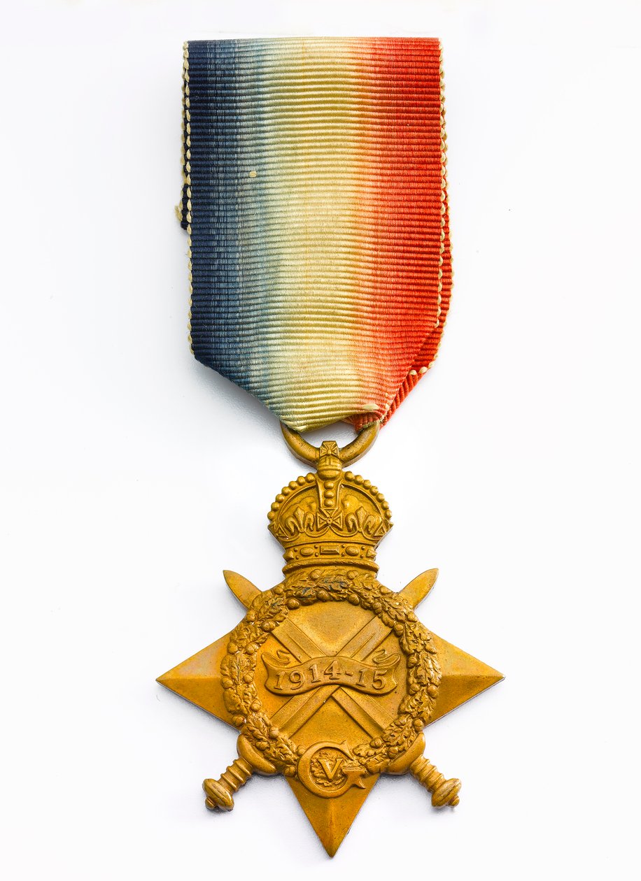 1914–1915 Csillag, 1918 körül (bronz selyemszalaggal) alkotó: English School