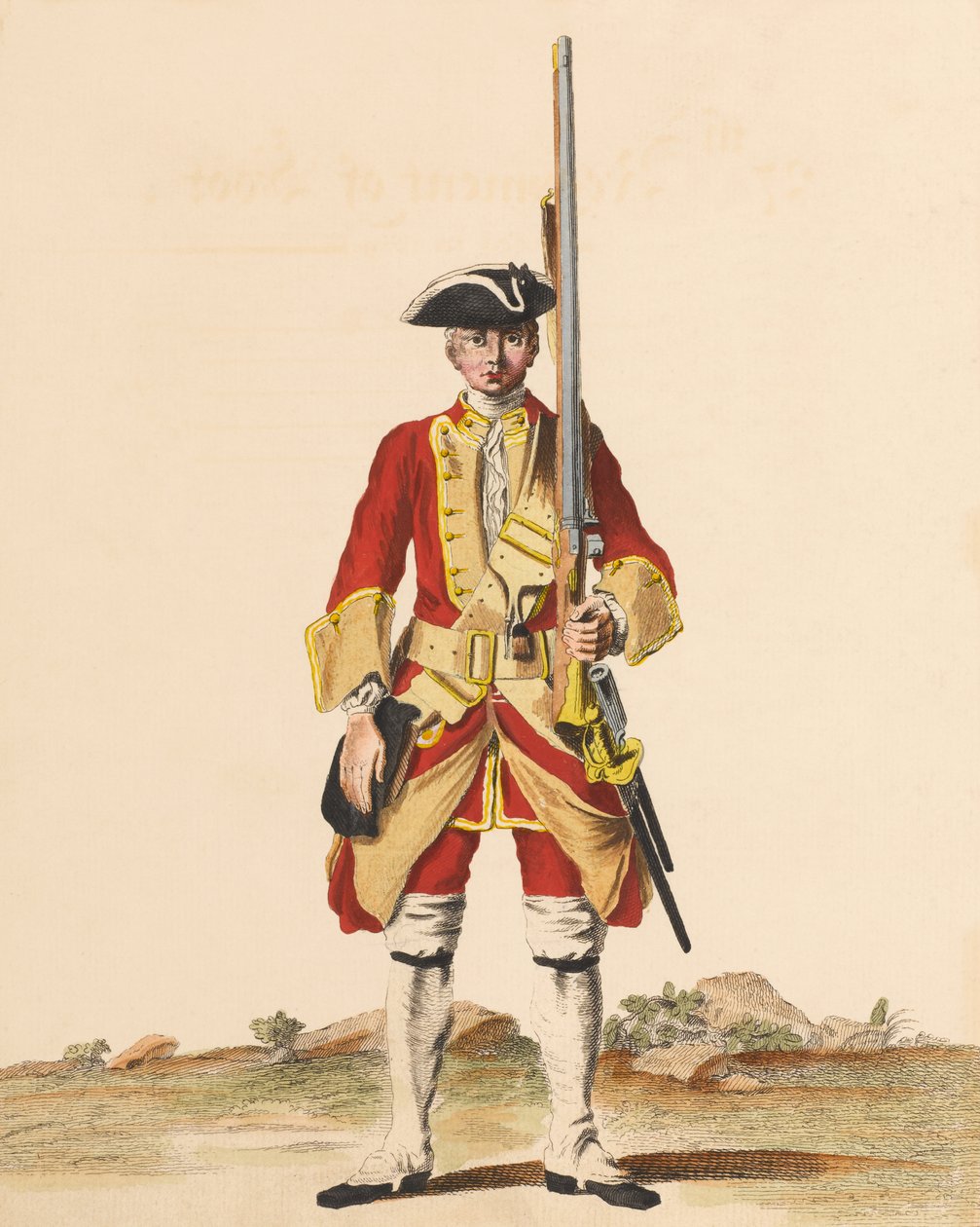 ?27. gyalogezred?, 1742 körül alkotó: English School