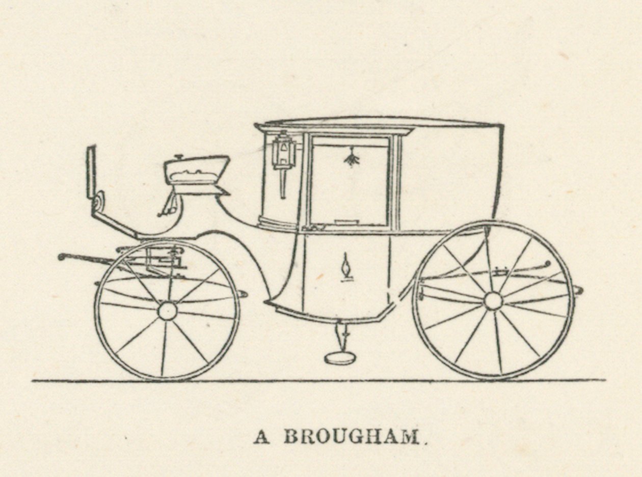 A Brougham (metszet) alkotó: English School
