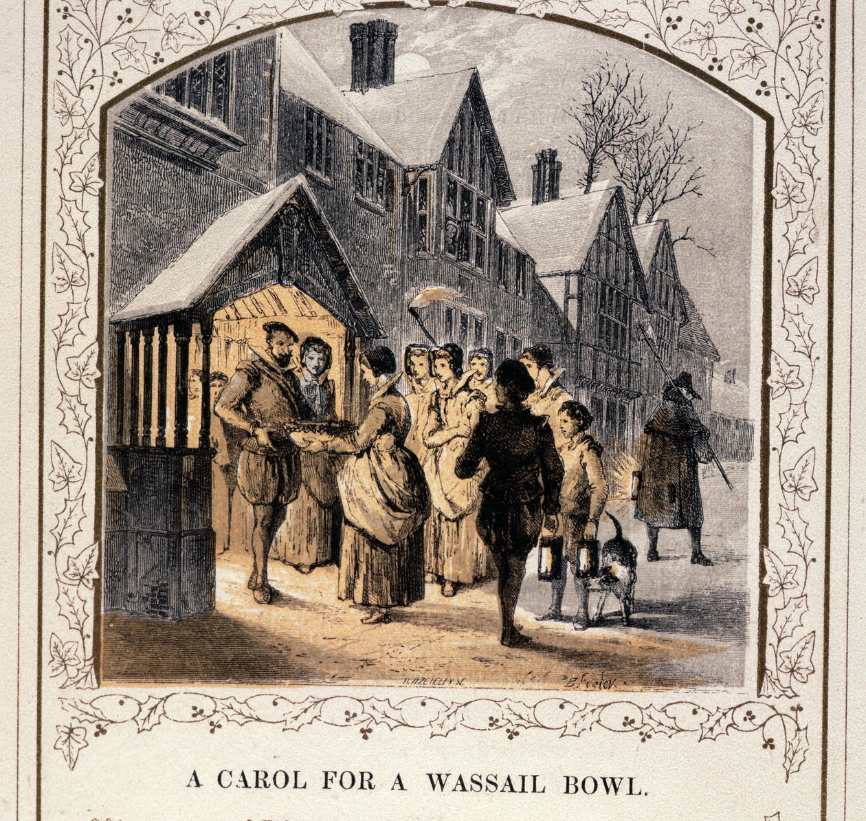 Egy ének egy Wassail Bowlhoz, 1840-es évek alkotó: English School