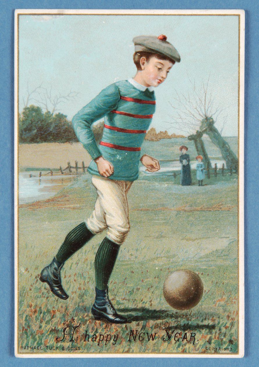 Boldog új évet, 1890 körül alkotó: English School