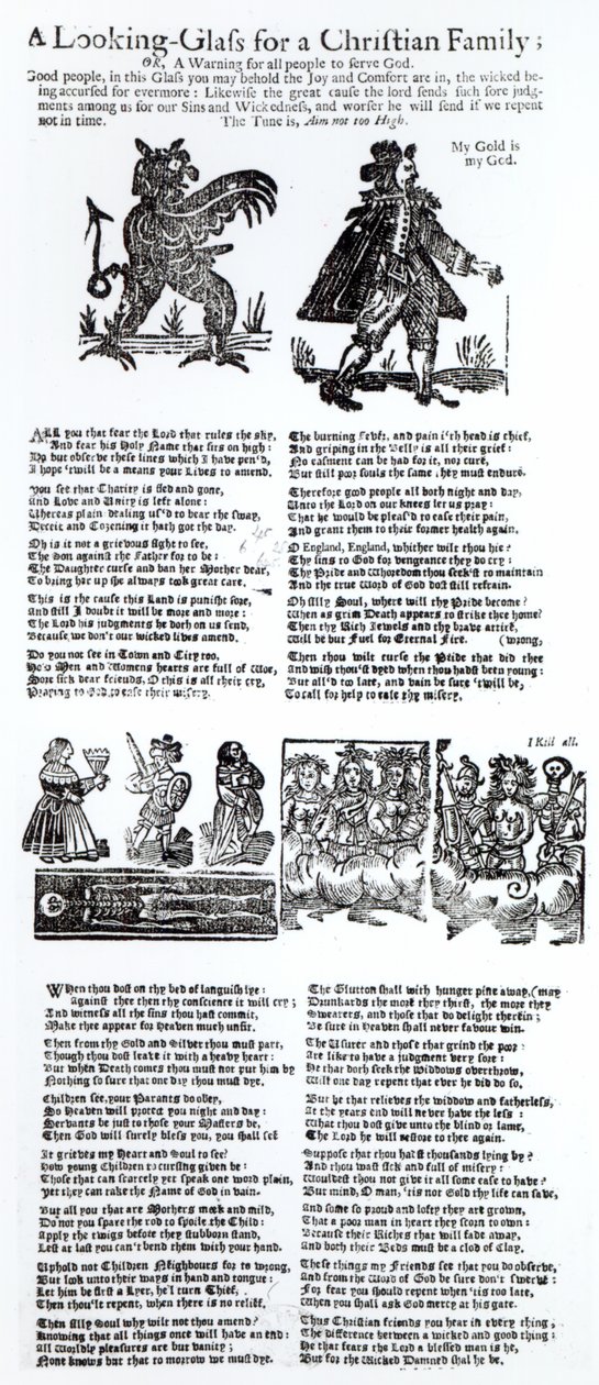 Szemüveg egy keresztény család számára, 1665 körül alkotó: English School