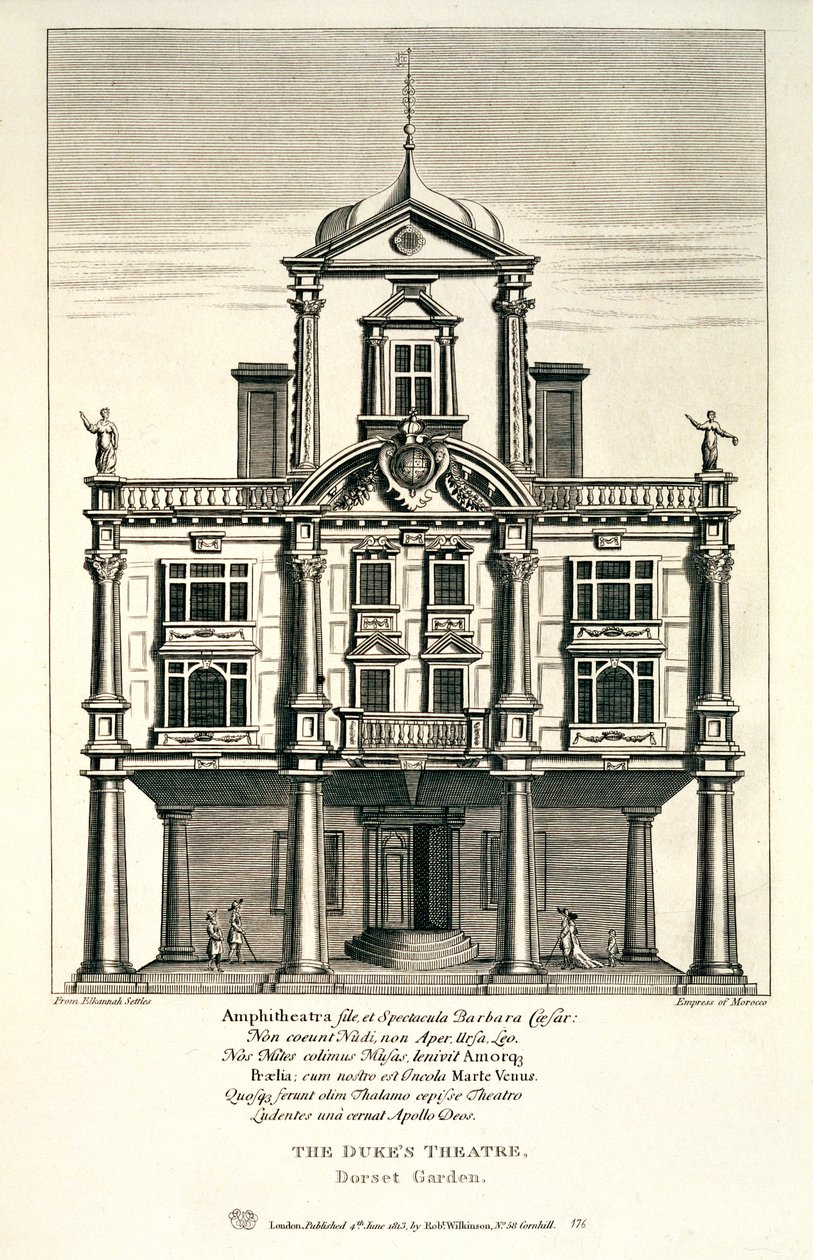 Jelenet a Marokkó császárnőjéből, Elkanah Settle, 1813 alkotó: English School