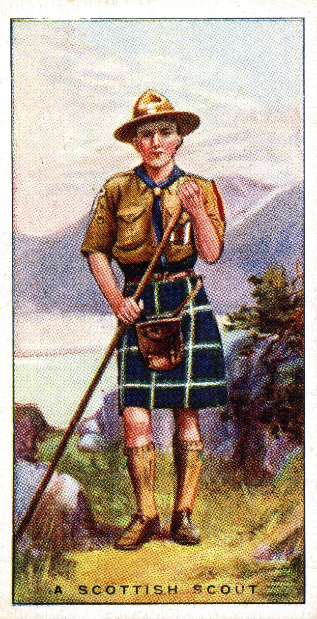 Egy skót cserkész, 1929 alkotó: English School