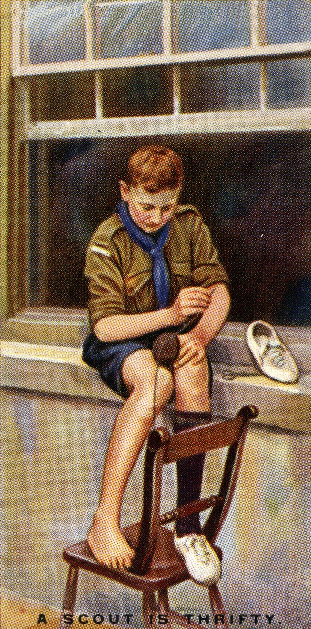 A Scout takarékos, 1929 alkotó: English School