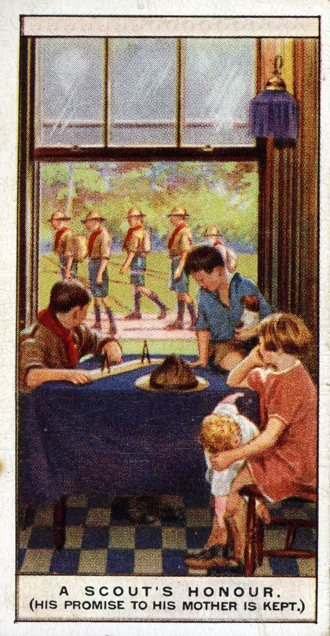 A cserkészek kitüntetésében bízni kell, 1929 alkotó: English School