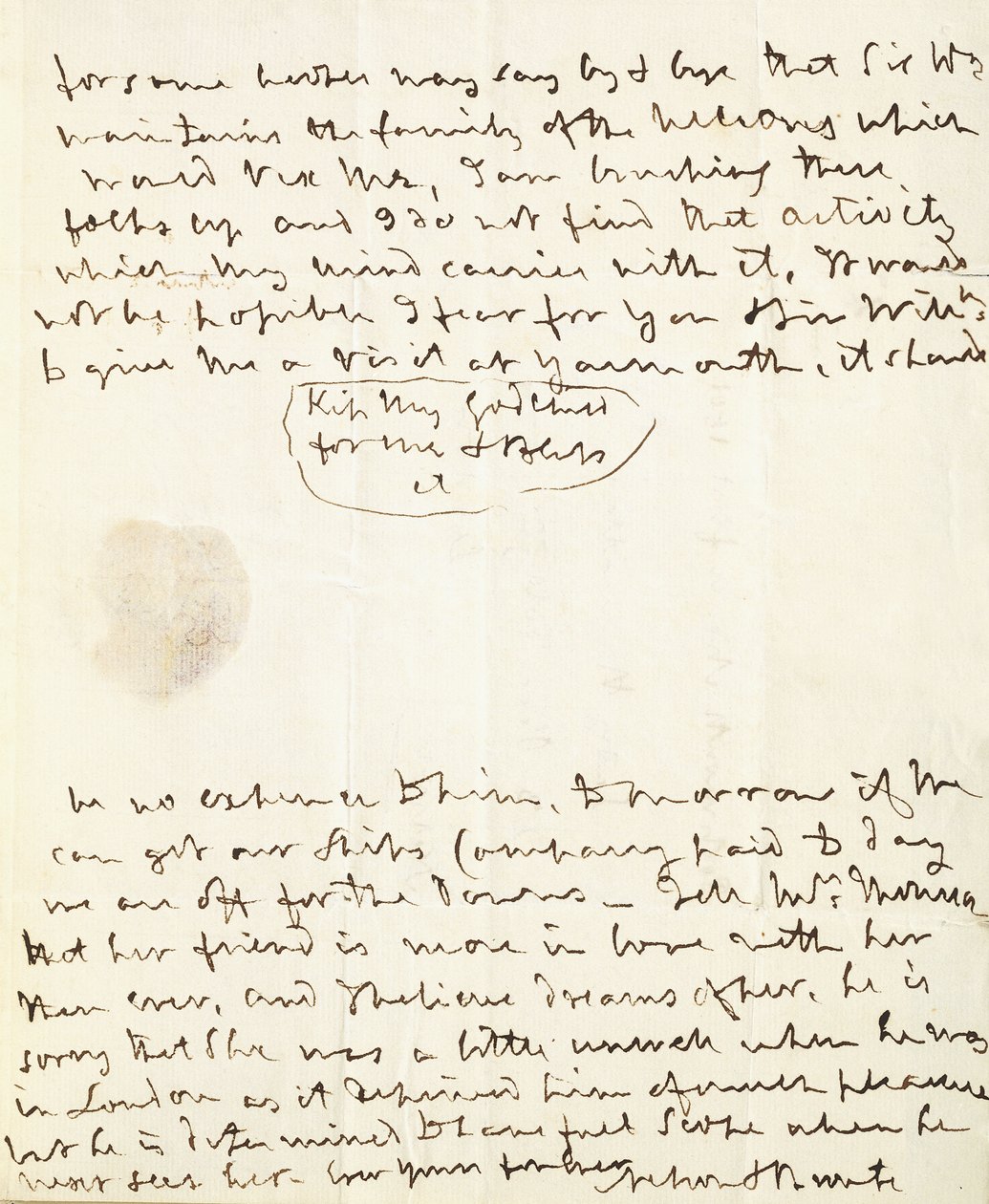 Aláírt, dedikált levél Lady Hamiltonnak, 1801 alkotó: English School