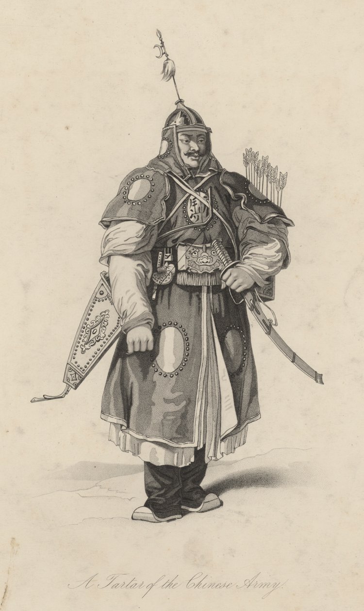 A kínai hadsereg tatárja (metszet) alkotó: English School