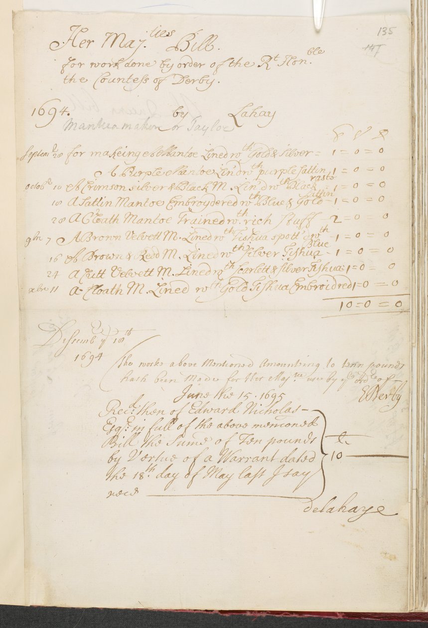 Egy királyi dokumentum, Add MS 5751 A, f.135. alkotó: English School