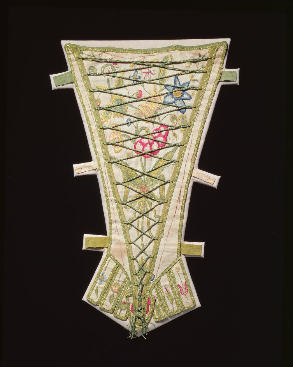 Stomacher, 16. század (gyapjú, len és zsinór) alkotó: English School