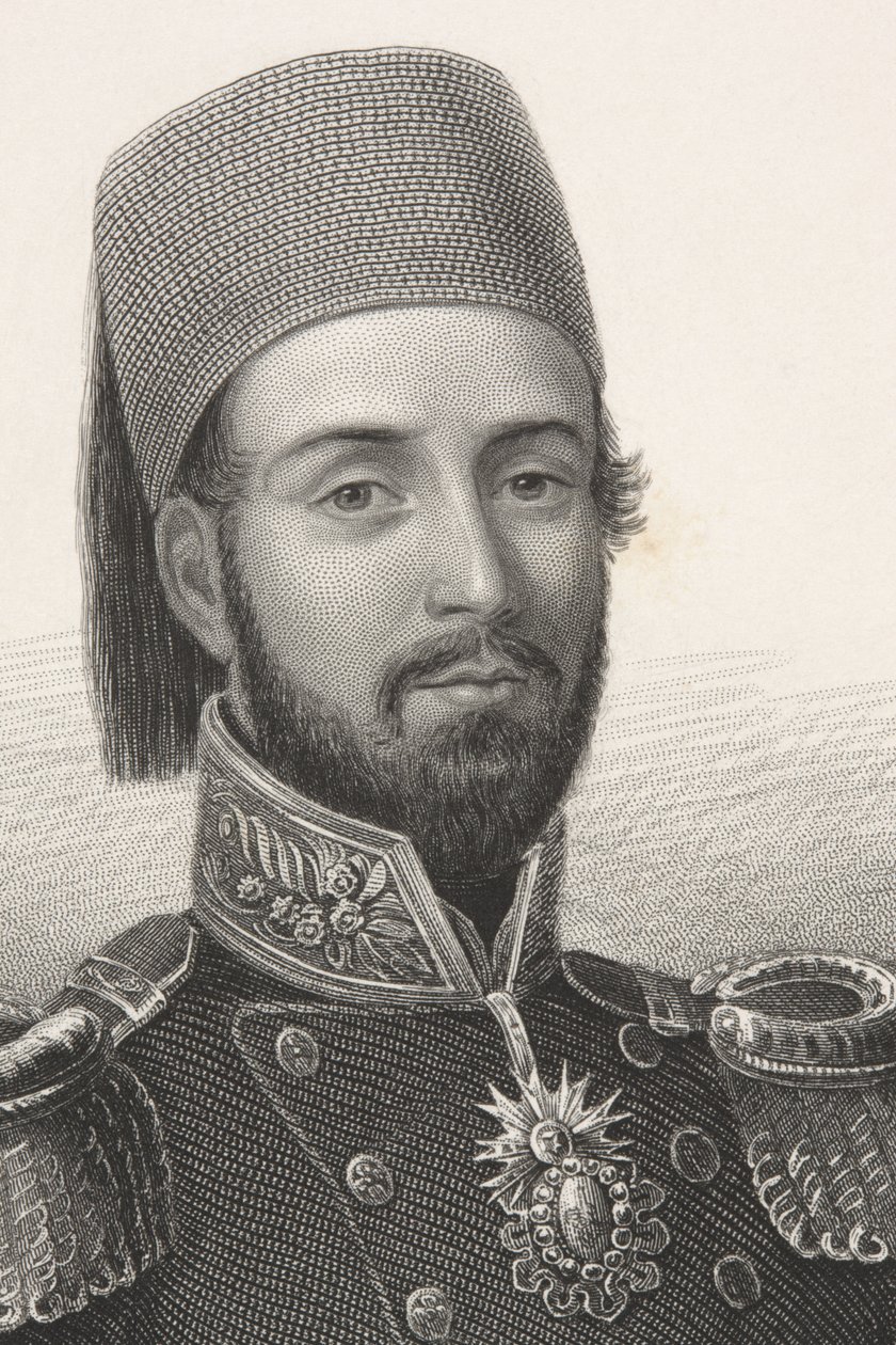 Abdulmecid I, a "Történelmi portrék galériájából", 1880 körül megjelent alkotó: English School