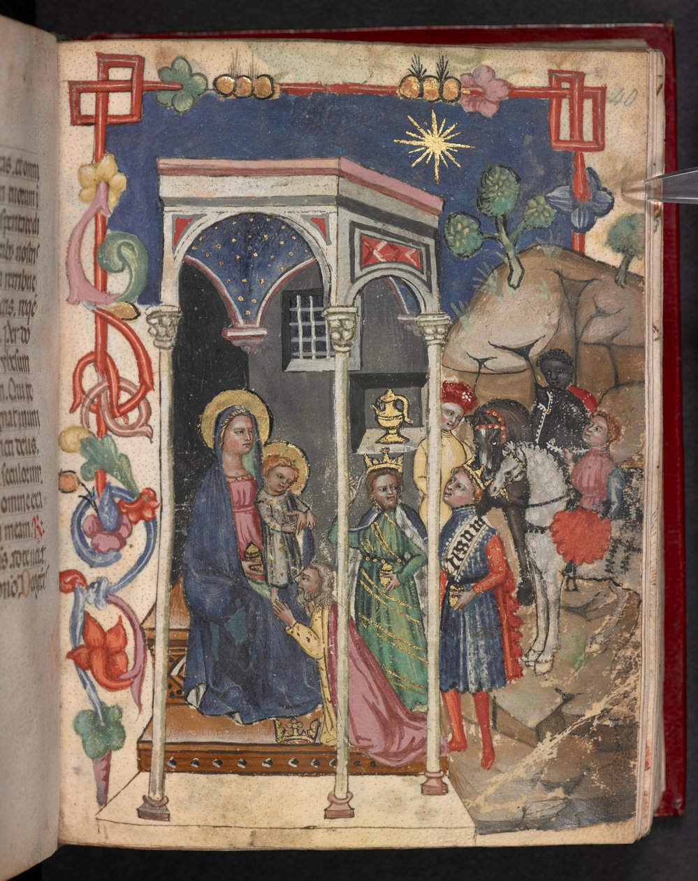 Hozzáadás. 17466, f.40r A mágusok imádása alkotó: English School
