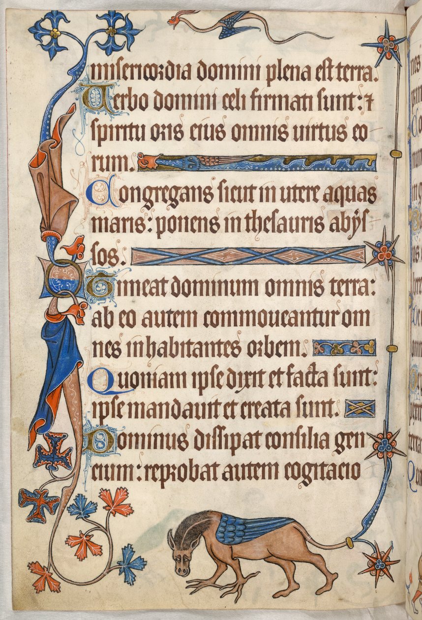 Hozzáadás. 42130, f.61v, 32. zsoltár, szárnyas ló, 