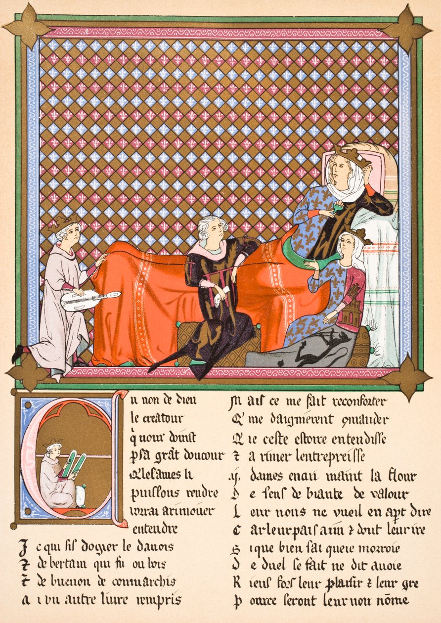 Adenez, a Minstrelek királya, 1878 alkotó: English School