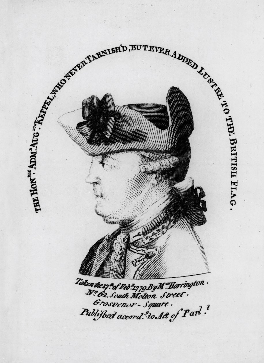 Augustus Keppel tengernagy alkotó: English School