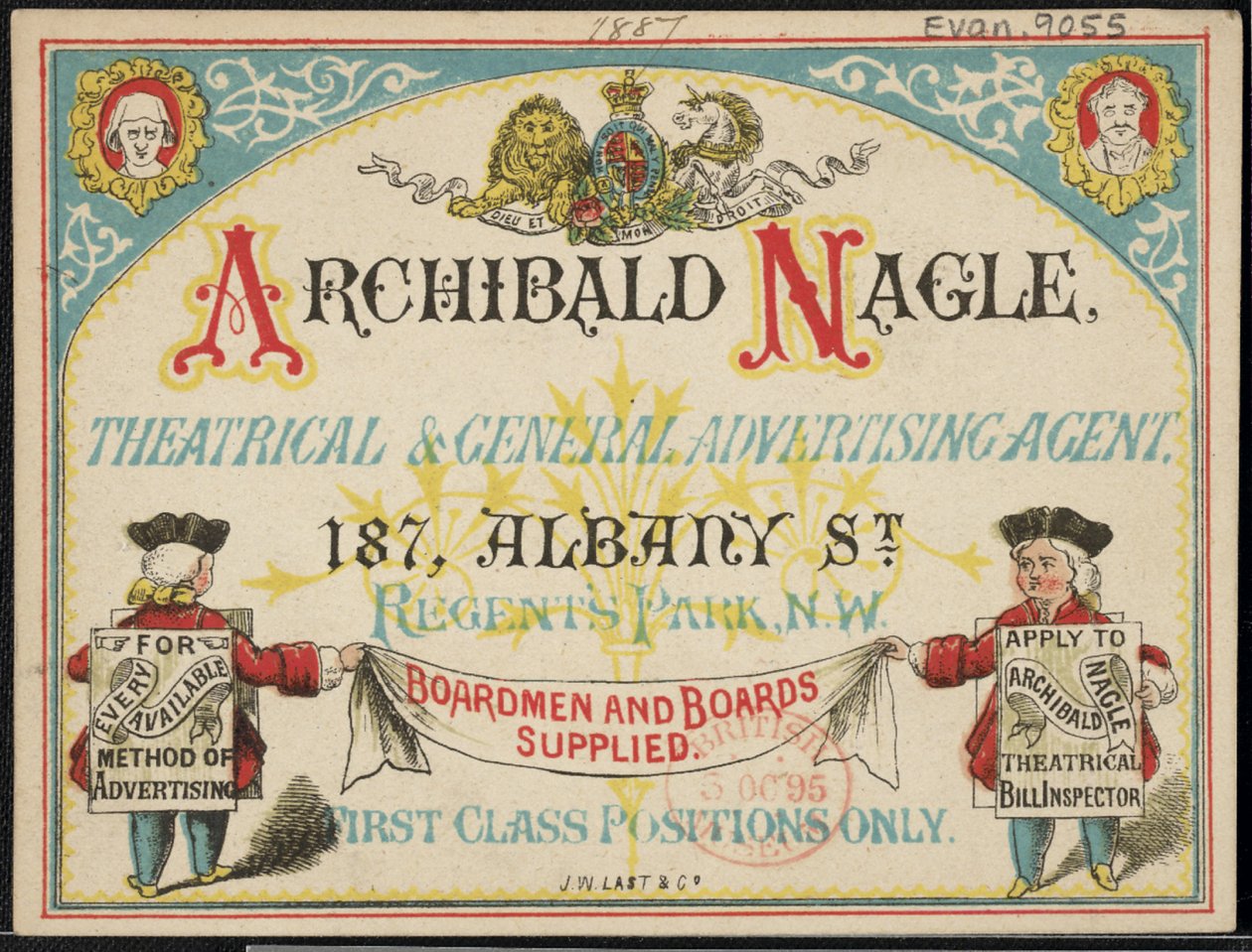 Hirdetés Archibald Neagle, reklámügynök számára alkotó: English School