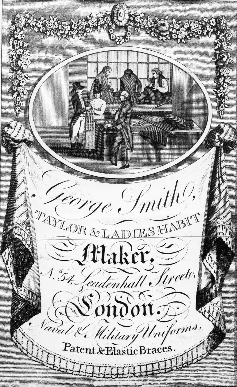 George Smith, Taylor und Ladies Habit Maker reklámja alkotó: English School