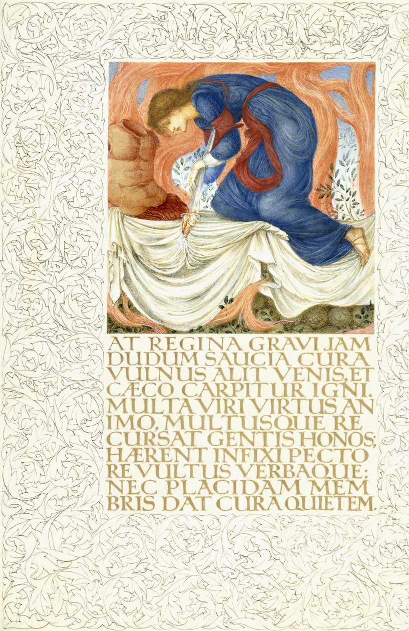 Aeneas és a caumae-i szibilla, 1874-1919 körül alkotó: English School