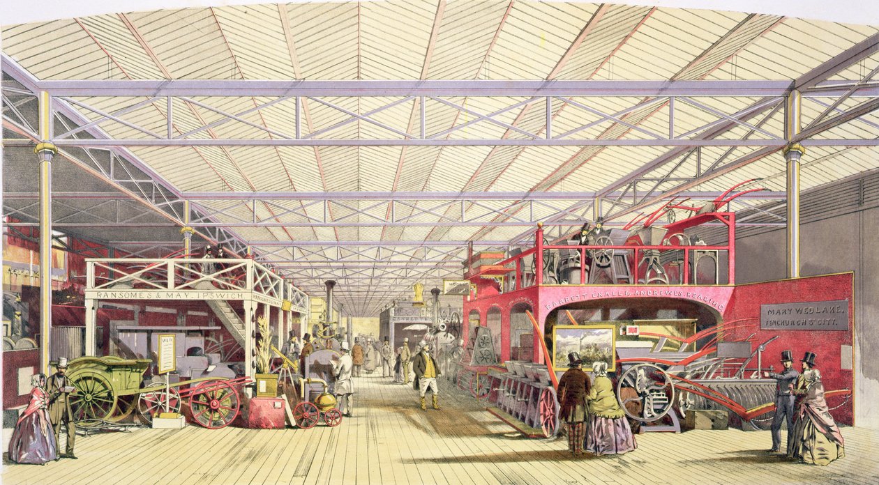 Mezőgazdaság, Dickinsons Comprehensive Pictures of the Great Exhibition of 1851-ből, 1854-ben megjelent alkotó: English School
