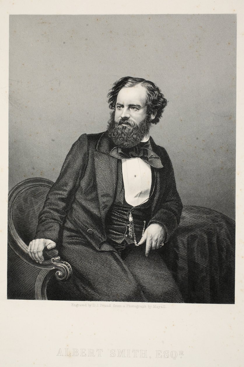 Albert Smith, Esq., pub. C. 1850 (metszet) alkotó: English School