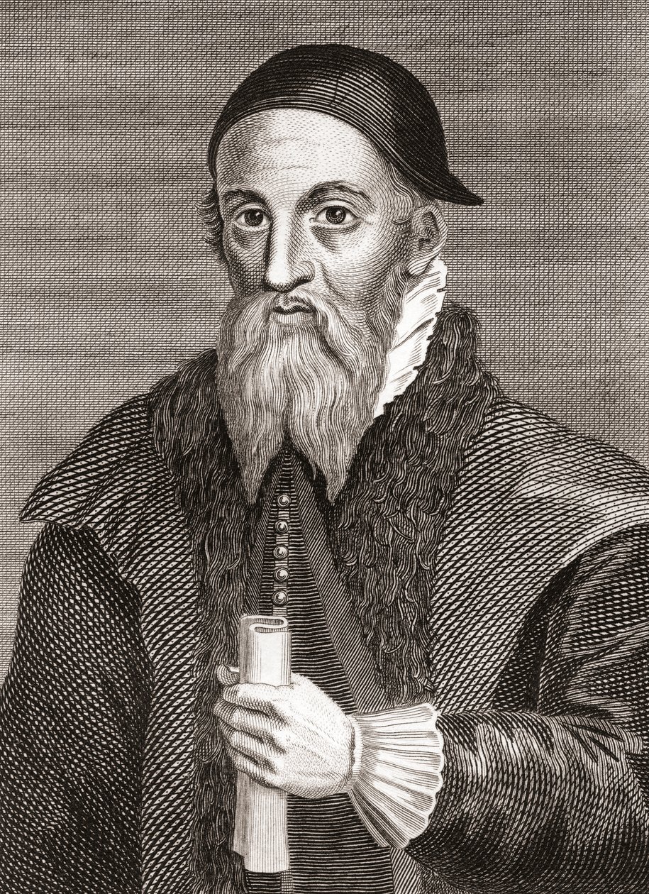 Gogari Sándor Erskine, 1521-1592 körül. Skót urad és VI. Jakab őrzője a Stirling-kastélyban. Az 1797-ben megjelent Iconographia Scotica vagy Skócia jeles személyeinek portréiból. alkotó: English School