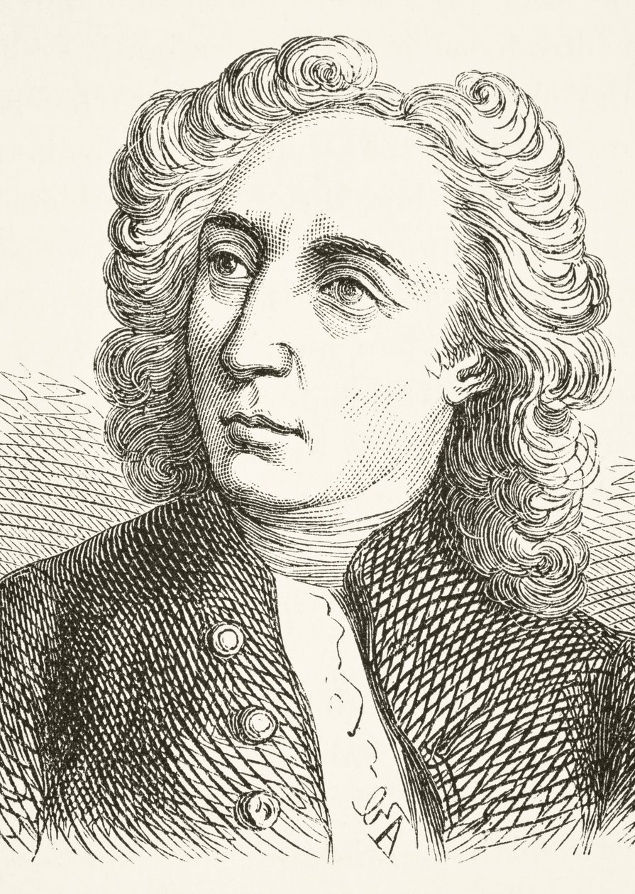 Alexander Pope, William Hickman Smith Aubrey (1858-1916) „Anglia nemzeti és hazai története” című művéből, London, 1890 körül alkotó: English School