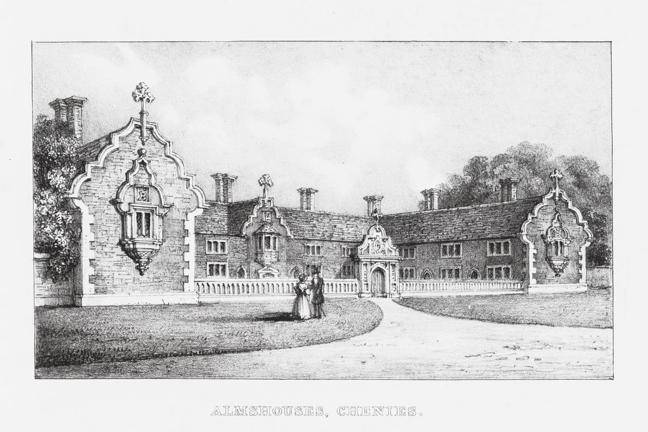 Almaházak, Chenies (metszet) alkotó: English School