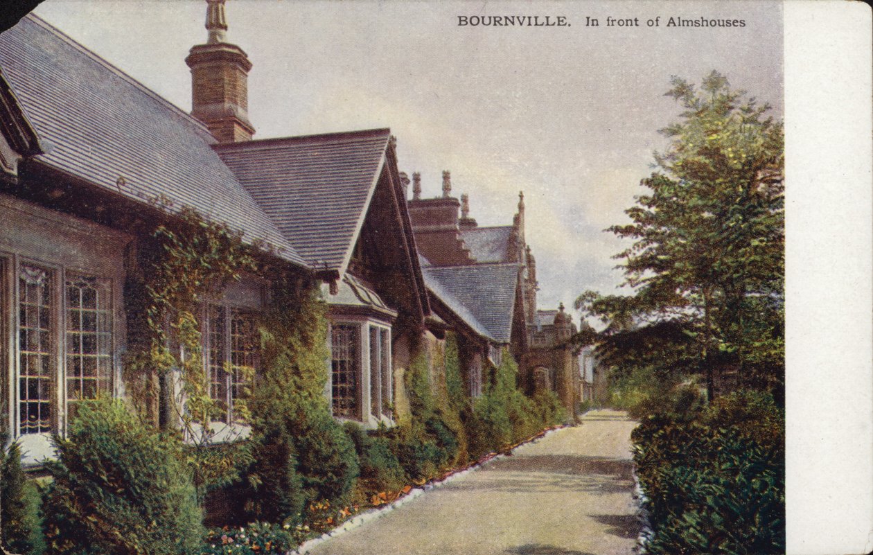 Almaházak Bournville-ben (fénykép) alkotó: English School
