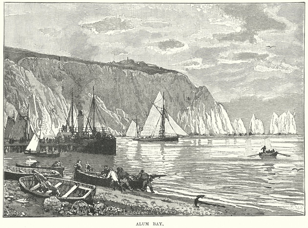 Alum Bay (metszet) alkotó: English School