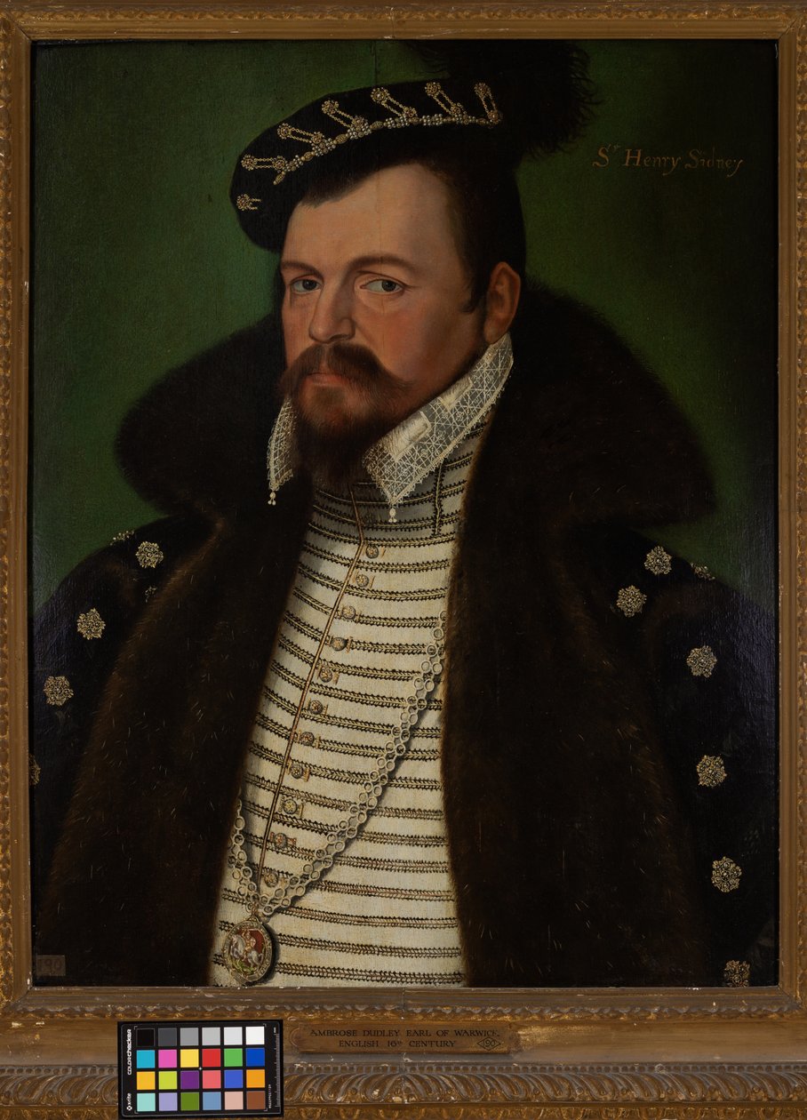 Ambrose Dudley, Warwick grófja alkotó: English School