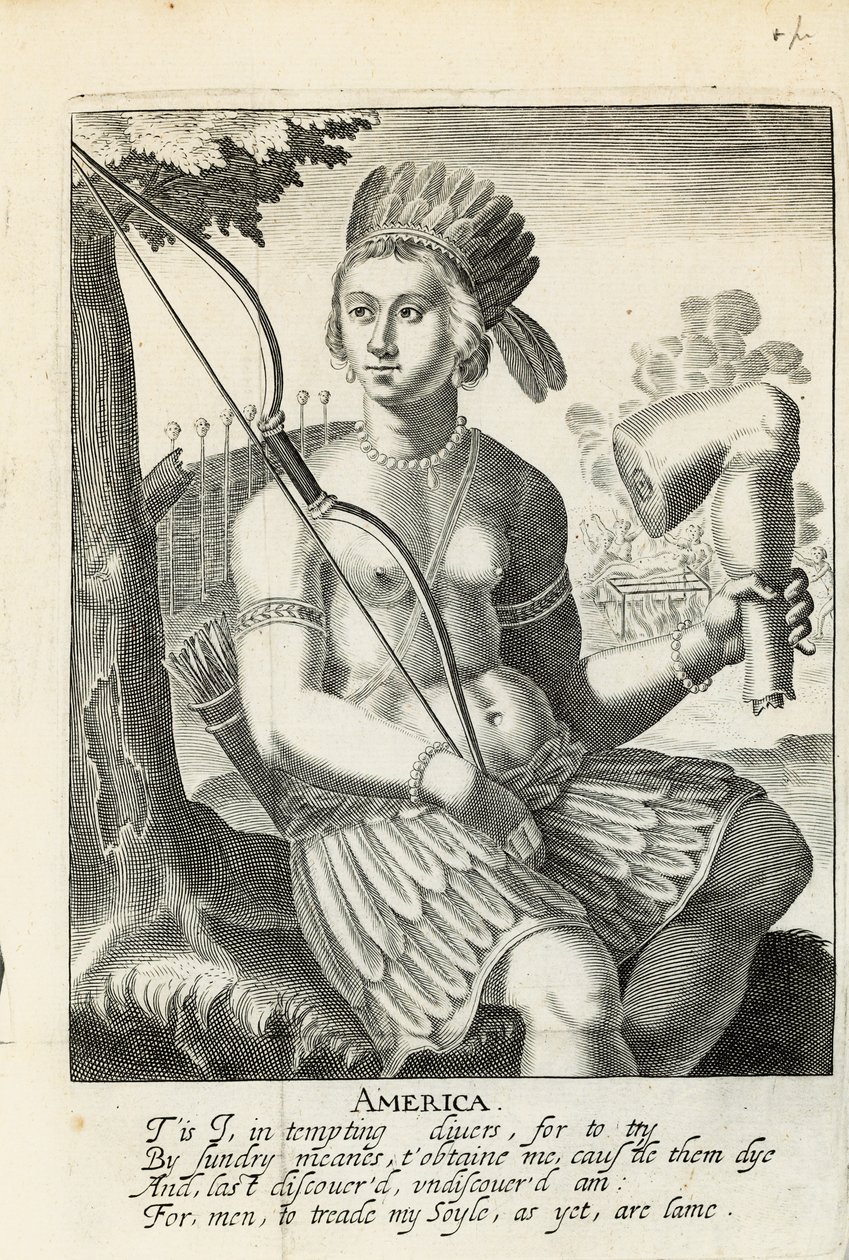 Amerika az életre festve: A spanyolok igaz története Az indiánok hódításaiban, Sir Ferdinando Gorges és mások alkotó: English School