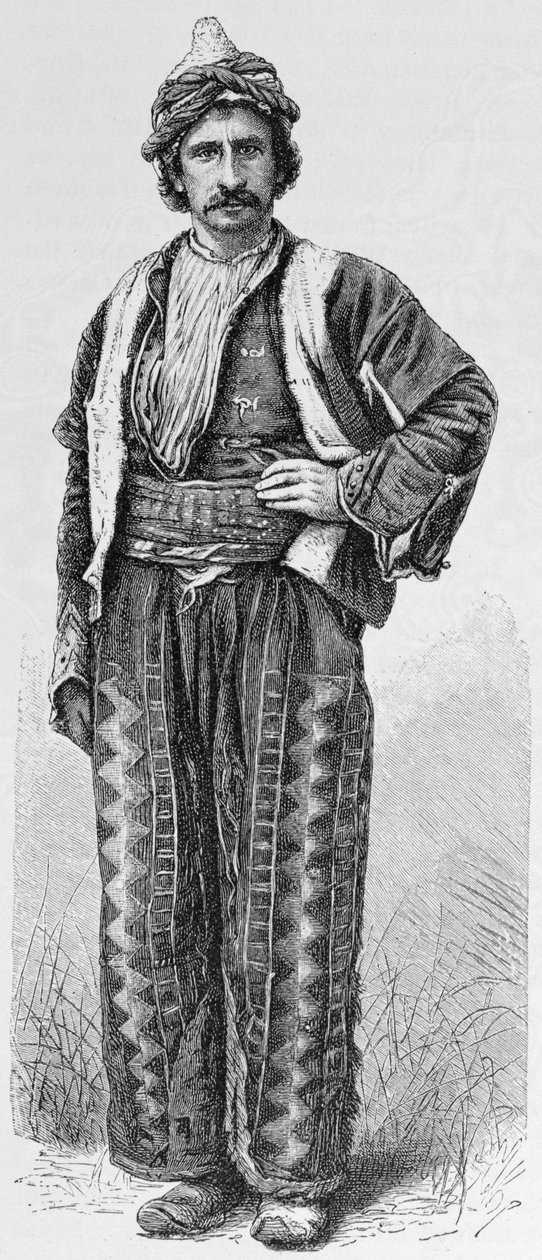 Egy örmény, az „Az emberiség története” III. kötetéből, Friedrich Ratzel professzor, 1898 alkotó: English School