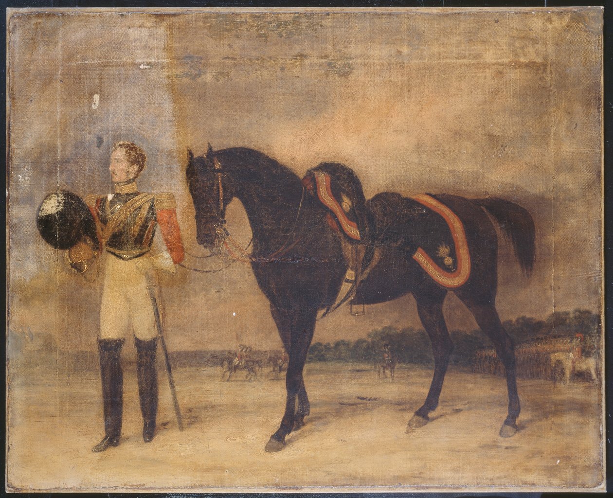 Egy azonosítatlan tiszt, 2. életőrezred, 1832 körül alkotó: English School