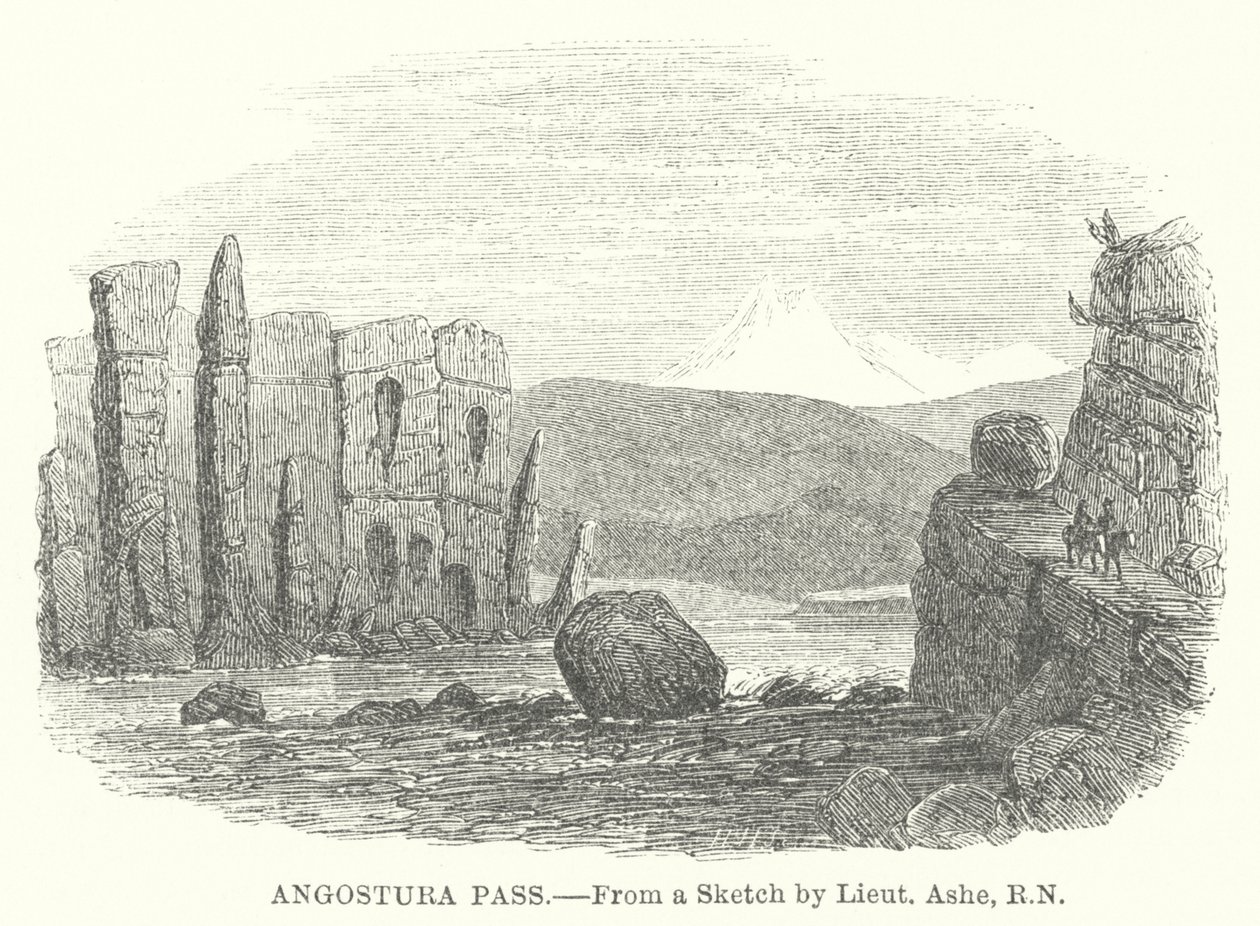 Angostura Pass (metszet) alkotó: English School