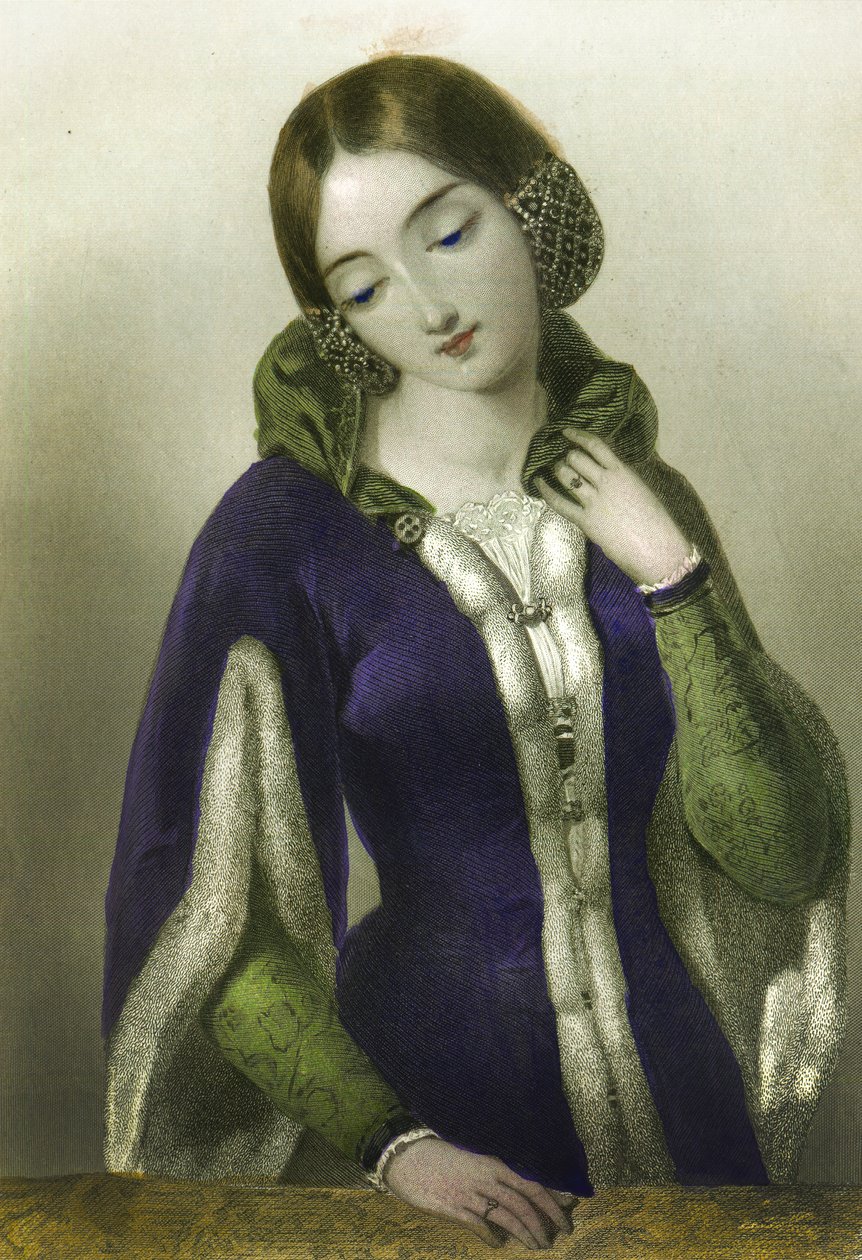 Cseh Anna, II. Richárd királynője, Henry G. Bohn nyomtatása, 1856 alkotó: English School