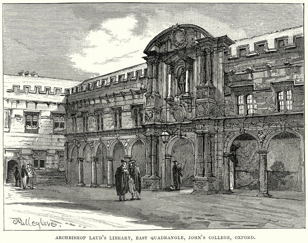 Laud érsek könyvtára, Keleti Négyszög, John
