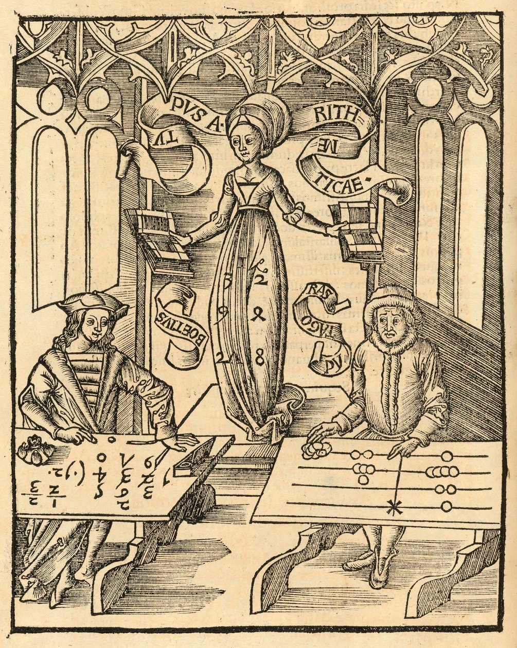 Aritmetika Gregor Reisch Margarita filozófiájából alkotó: English School