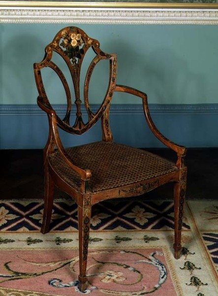 Fotel, George Seddon, 1780 körül (festett fa) alkotó: English School